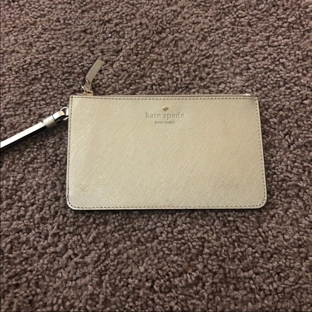 Kate Spade Wristlet Wallet Gold
